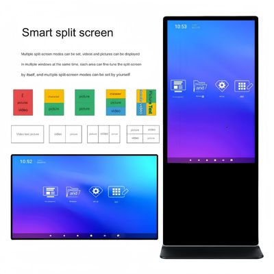 Bon prix OEM Affichage LCD extérieur Montage murale Écran tactile publicitaire 55 pouces en ligne