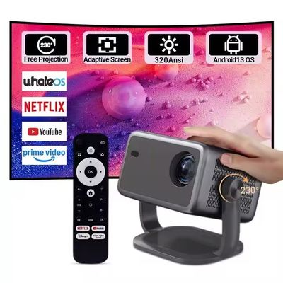 Bon prix Projecteur DMD intelligent 4K Wifi6 Projecteur de film DLP portable 1080P en ligne