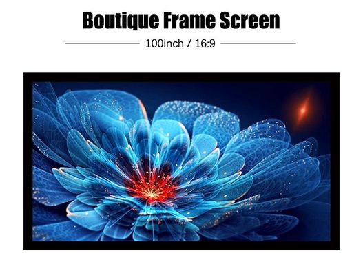 Bon prix Écran de projection LCD fixe à courte portée 4K Ultra HD 100 pouces pour cinéma en ligne
